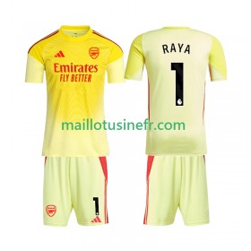 Maillot de Foot Arsenal Raya 1 Gardien Domicile 2025-26 - Enfant